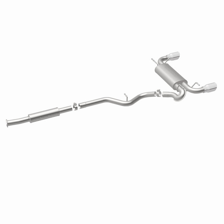 MagnaFlow 13 Scion FR-S / 13 Subaru BRZ Dual Split Rear Exit Stainless Cat Back Performance Exhaust - Bull Strap