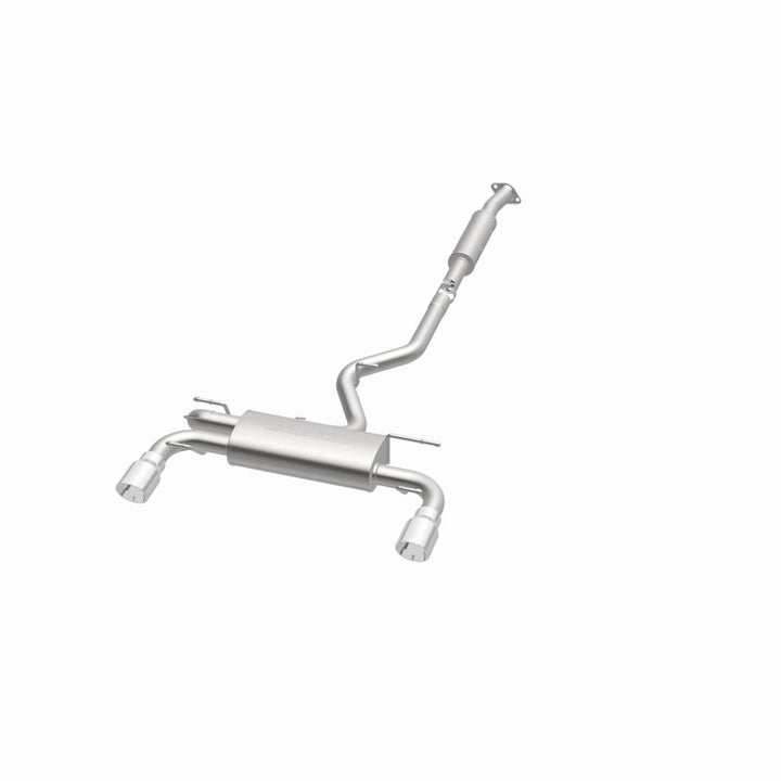 MagnaFlow 13 Scion FR-S / 13 Subaru BRZ Dual Split Rear Exit Stainless Cat Back Performance Exhaust - Bull Strap