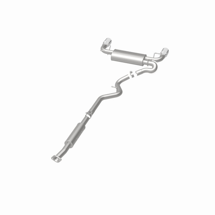 MagnaFlow 13 Scion FR-S / 13 Subaru BRZ Dual Split Rear Exit Stainless Cat Back Performance Exhaust - Bull Strap