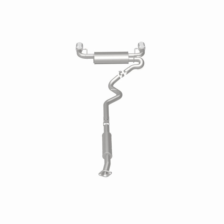 MagnaFlow 13 Scion FR-S / 13 Subaru BRZ Dual Split Rear Exit Stainless Cat Back Performance Exhaust - Bull Strap