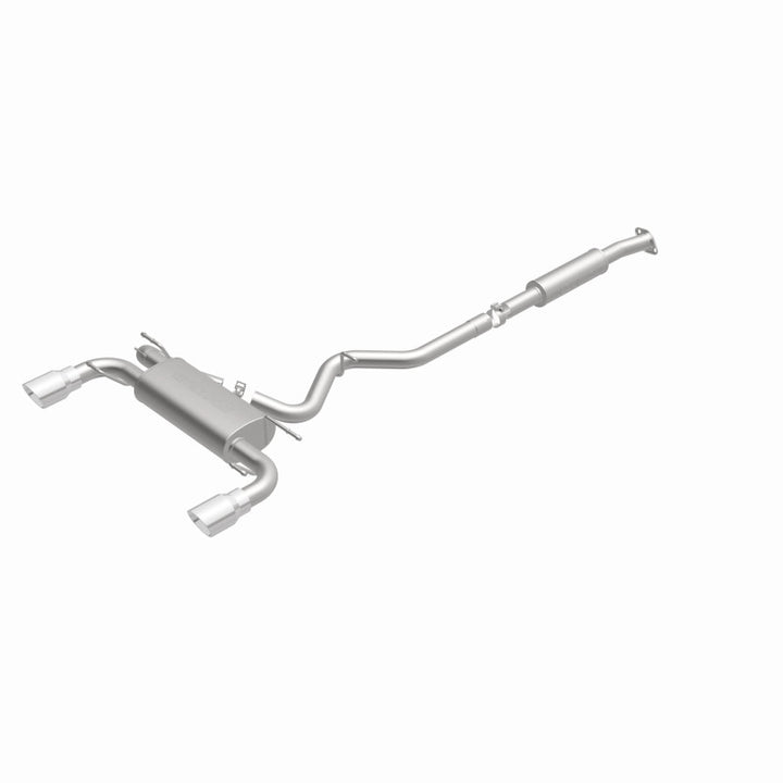 MagnaFlow 13 Scion FR-S / 13 Subaru BRZ Dual Split Rear Exit Stainless Cat Back Performance Exhaust - Bull Strap