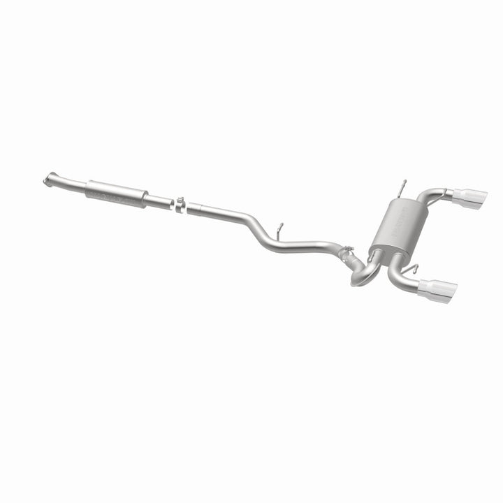 MagnaFlow 13 Scion FR-S / 13 Subaru BRZ Dual Split Rear Exit Stainless Cat Back Performance Exhaust - Bull Strap