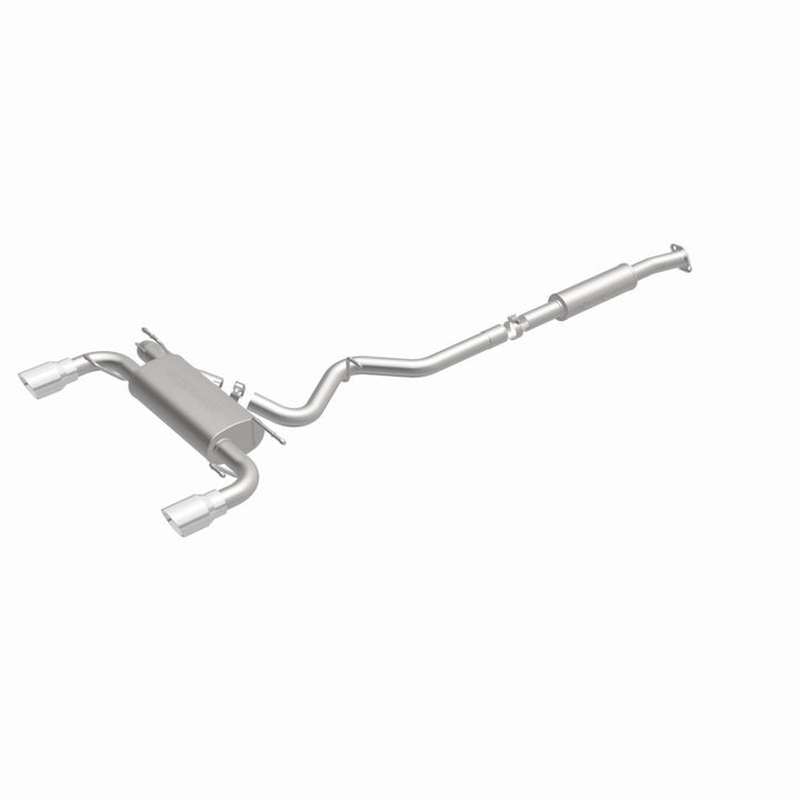 MagnaFlow 13 Scion FR-S / 13 Subaru BRZ Dual Split Rear Exit Stainless Cat Back Performance Exhaust - Bull Strap