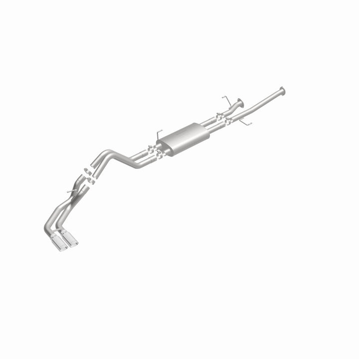 MagnaFlow 14 Toyota Tundra V8 4.6L/5.7L Stainless C/b Exhaust Dual same side pass. rear tire - Bull Strap