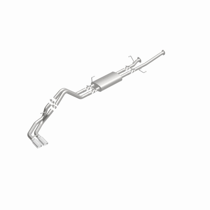 MagnaFlow 14 Toyota Tundra V8 4.6L/5.7L Stainless C/b Exhaust Dual same side pass. rear tire - Bull Strap