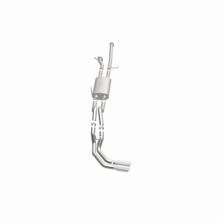 MagnaFlow 14 Toyota Tundra V8 4.6L/5.7L Stainless C/b Exhaust Dual same side pass. rear tire - Bull Strap