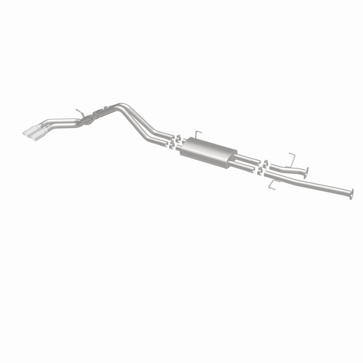 MagnaFlow 14 Toyota Tundra V8 4.6L/5.7L Stainless C/b Exhaust Dual same side pass. rear tire - Bull Strap