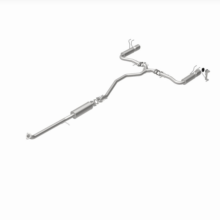 MagnaFlow 16-18 Honda Civic L4 2.0L Street Series Cat-Back Exhaust w/ Polished Tips - Bull Strap