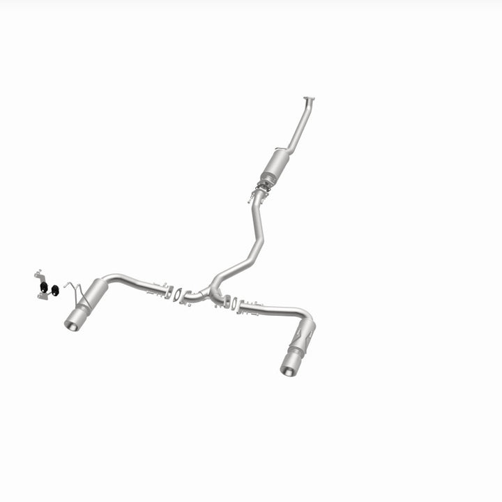 MagnaFlow 16-18 Honda Civic L4 2.0L Street Series Cat-Back Exhaust w/ Polished Tips - Bull Strap