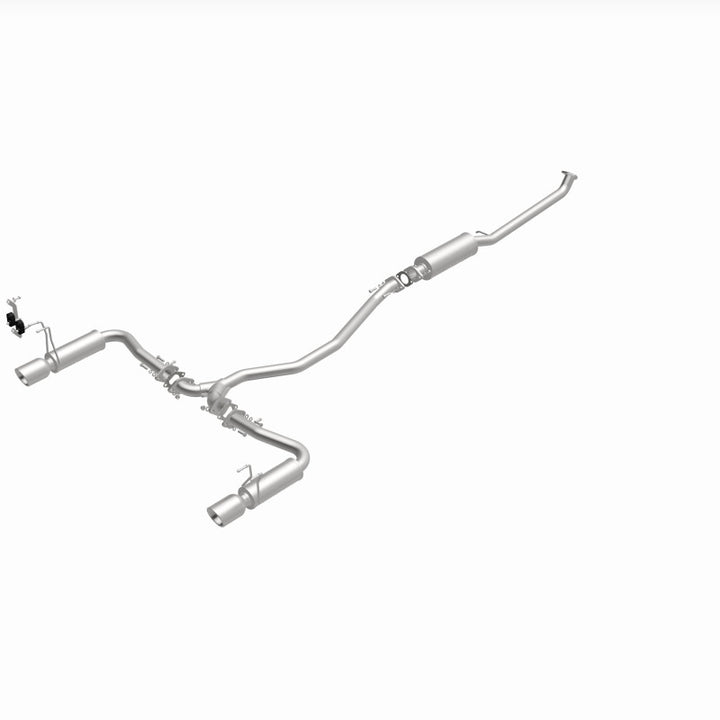 MagnaFlow 16-18 Honda Civic L4 2.0L Street Series Cat-Back Exhaust w/ Polished Tips - Bull Strap
