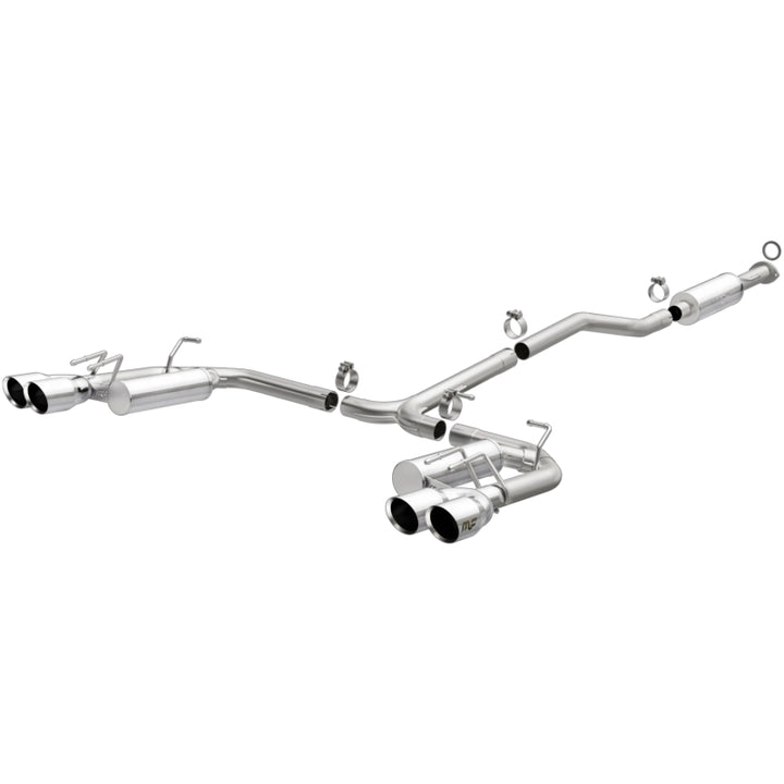 MagnaFlow 18-19 Toyota Camry GSE 3.5L Street Series Cat-Back Exhaust w/Polished Tips - Bull Strap