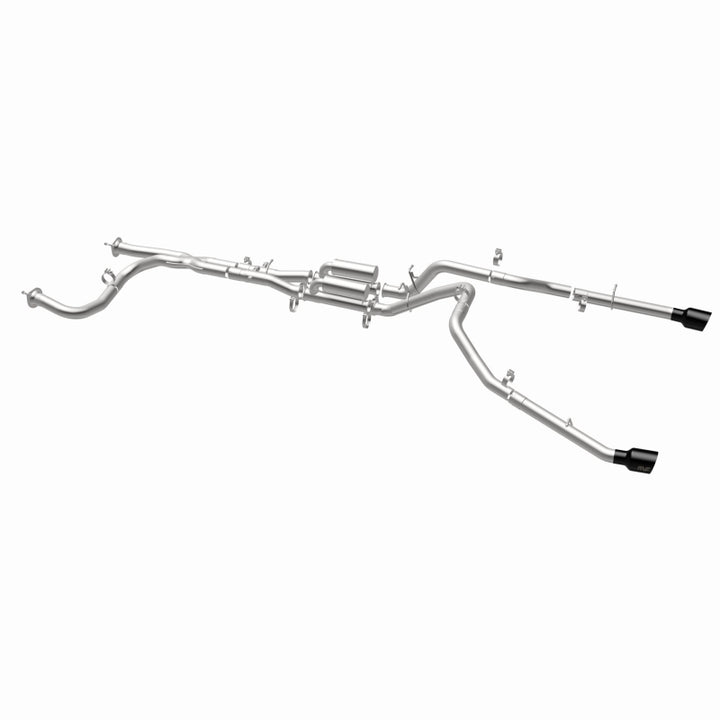 MagnaFlow 2025 Ram 1500 RHO SPEQ Series Black Chrome Cat-Back Performance Exhaust System - Bull Strap