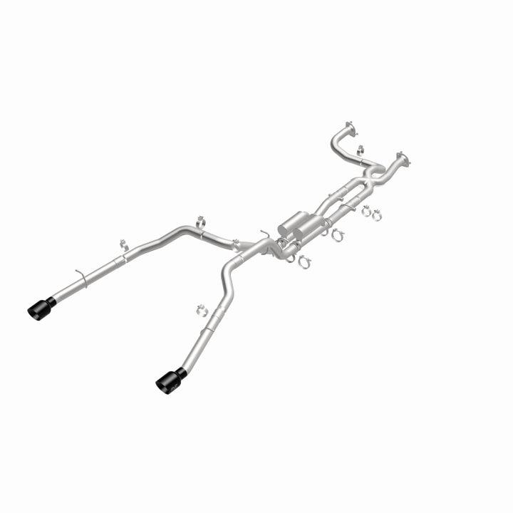 MagnaFlow 2025 Ram 1500 RHO SPEQ Series Black Chrome Cat-Back Performance Exhaust System - Bull Strap