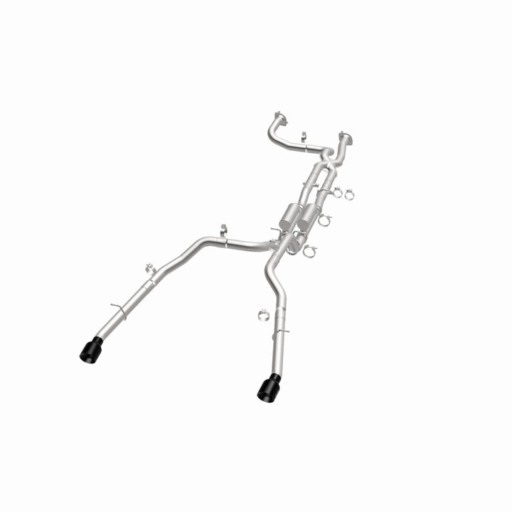 MagnaFlow 2025 Ram 1500 RHO SPEQ Series Black Chrome Cat-Back Performance Exhaust System - Bull Strap