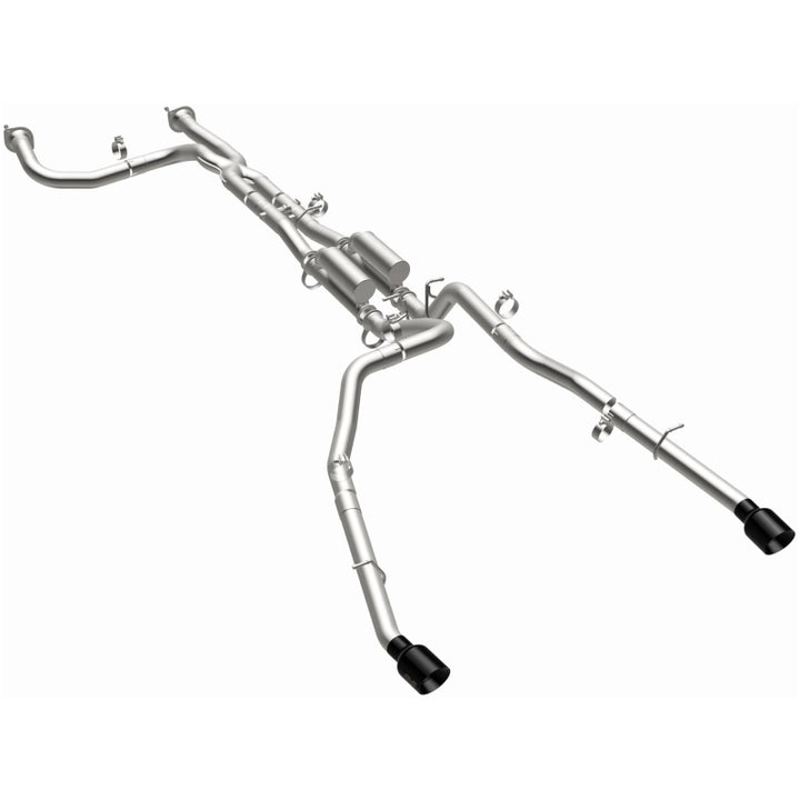 MagnaFlow 2025 Ram 1500 RHO SPEQ Series Black Chrome Cat-Back Performance Exhaust System - Bull Strap