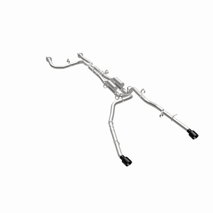 MagnaFlow 2025 Ram 1500 RHO SPEQ Series Black Chrome Cat-Back Performance Exhaust System - Bull Strap