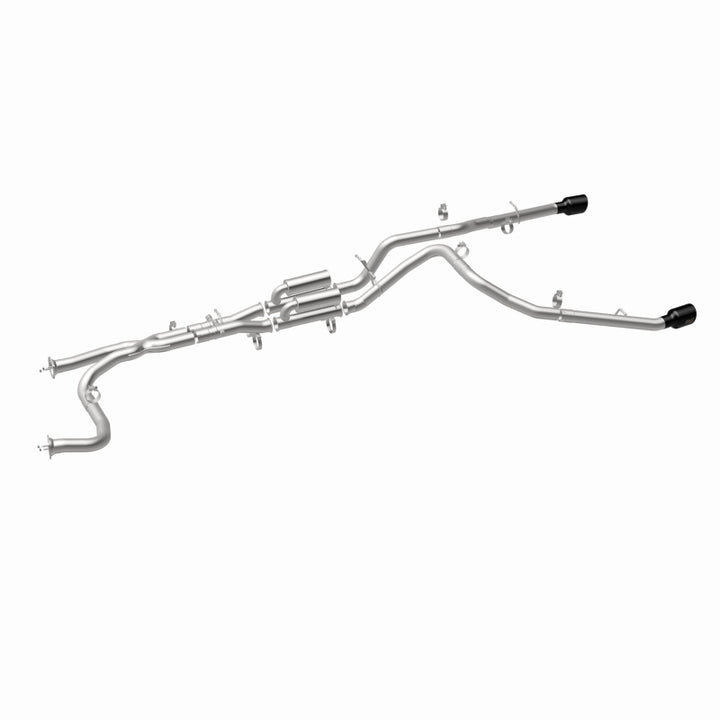MagnaFlow 2025 Ram 1500 RHO SPEQ Series Black Chrome Cat-Back Performance Exhaust System - Bull Strap