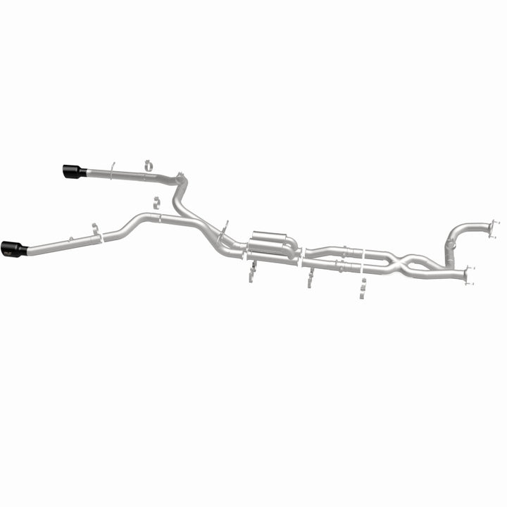 MagnaFlow 2025 Ram 1500 RHO SPEQ Series Black Chrome Cat-Back Performance Exhaust System - Bull Strap