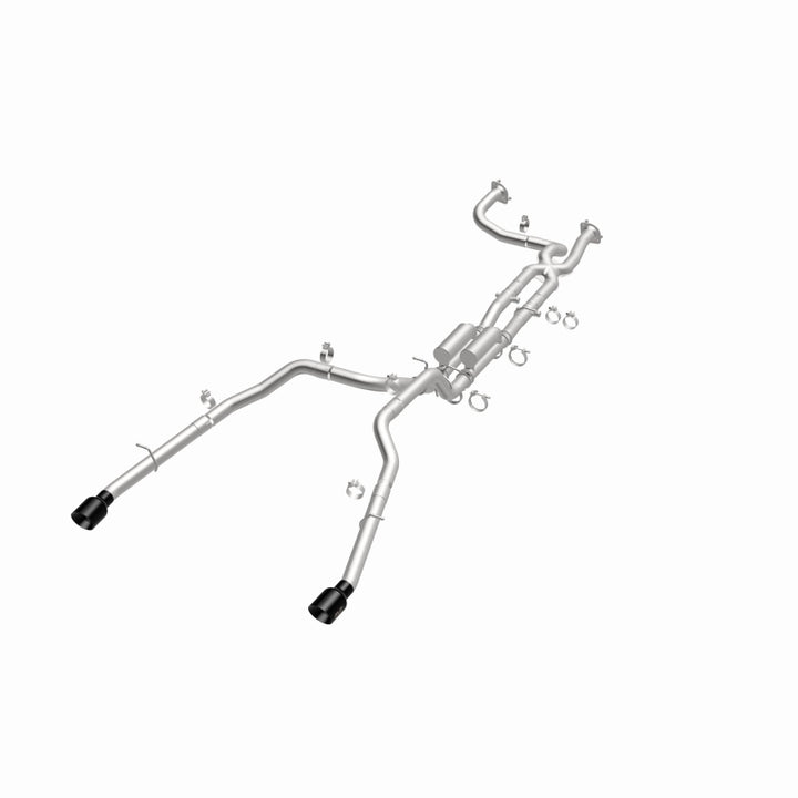 MagnaFlow 2025 Ram 1500 RHO SPEQ Series Black Chrome Cat-Back Performance Exhaust System - Bull Strap