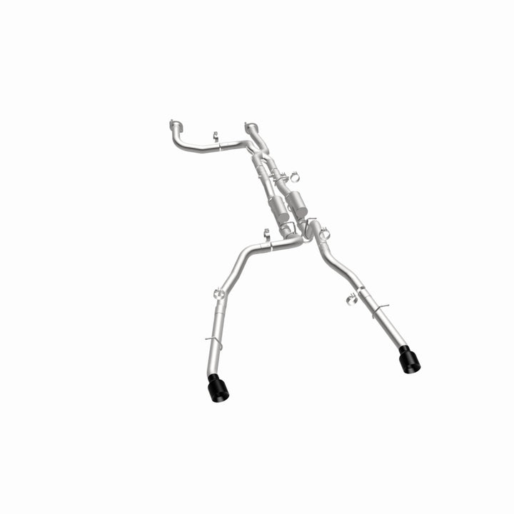 MagnaFlow 2025 Ram 1500 RHO SPEQ Series Black Chrome Cat-Back Performance Exhaust System - Bull Strap