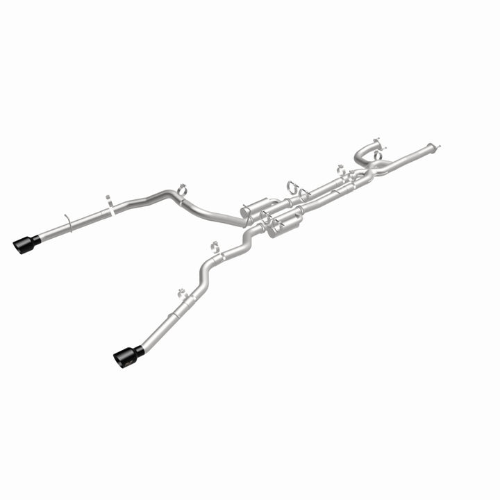 MagnaFlow 21-24 RAM 1500 TRX SPEQ Series Cat-Back Performance Exhaust System w/ Black Chrome Tips - Bull Strap