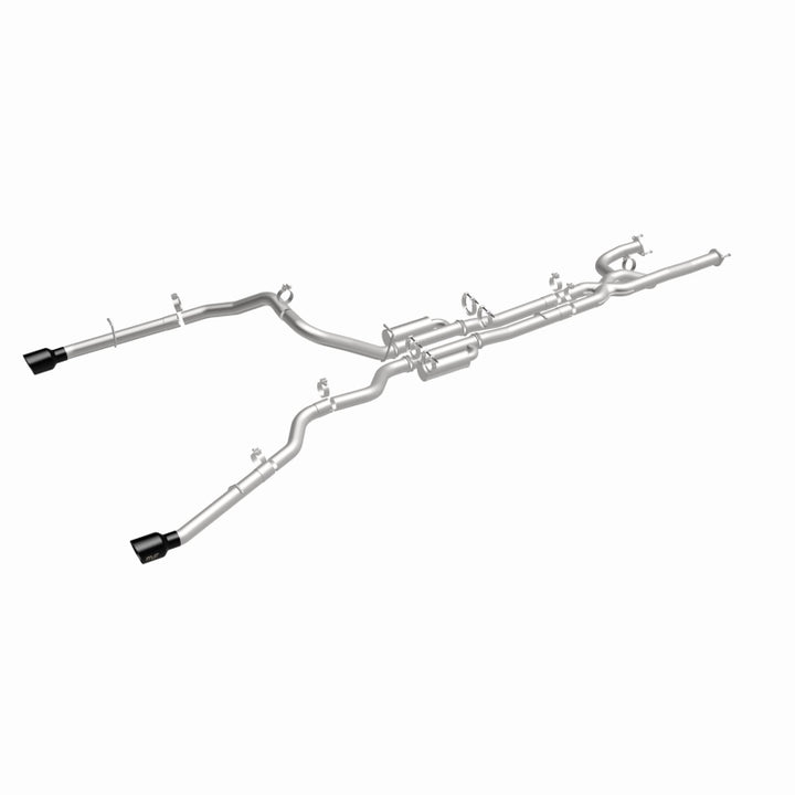 MagnaFlow 21-24 RAM 1500 TRX SPEQ Series Cat-Back Performance Exhaust System w/ Black Chrome Tips - Bull Strap