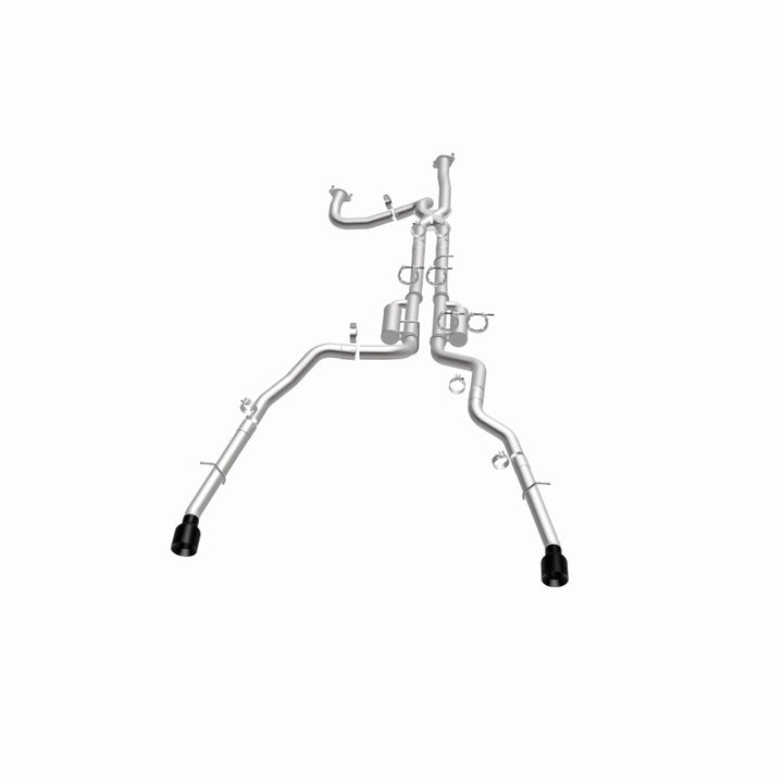 MagnaFlow 21-24 RAM 1500 TRX SPEQ Series Cat-Back Performance Exhaust System w/ Black Chrome Tips - Bull Strap