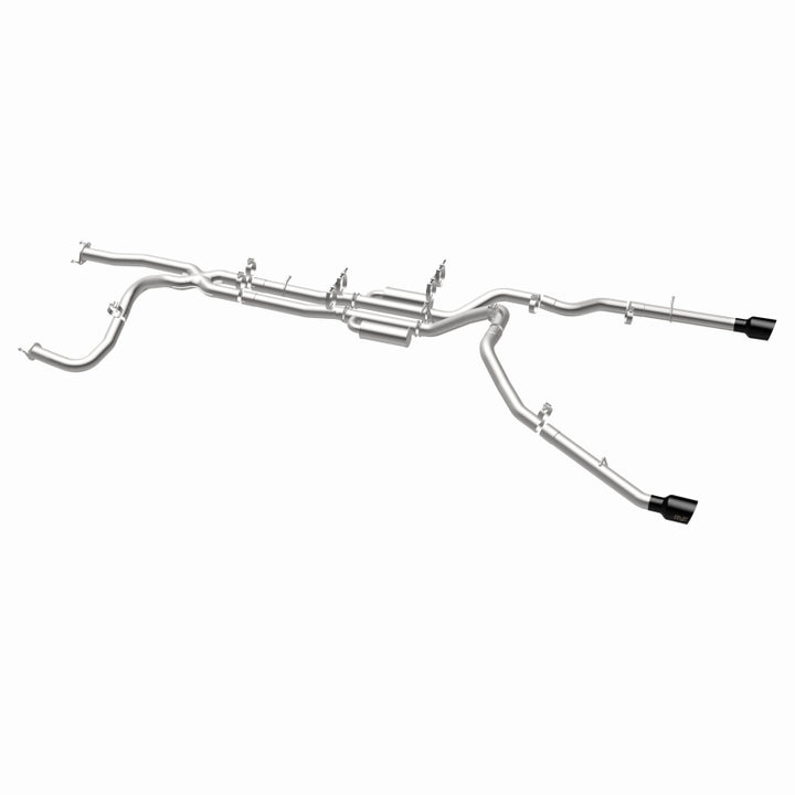 MagnaFlow 21-24 RAM 1500 TRX SPEQ Series Cat-Back Performance Exhaust System w/ Black Chrome Tips - Bull Strap