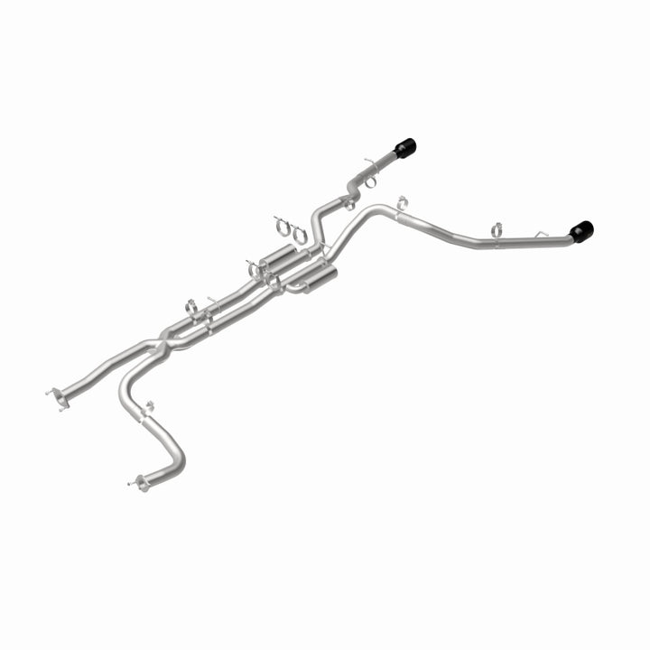 MagnaFlow 21-24 RAM 1500 TRX SPEQ Series Cat-Back Performance Exhaust System w/ Black Chrome Tips - Bull Strap