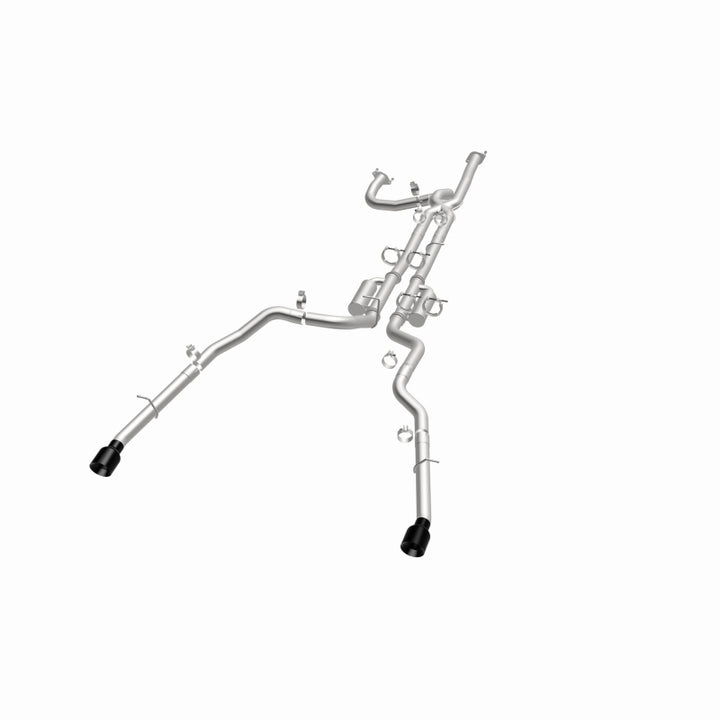 MagnaFlow 21-24 RAM 1500 TRX SPEQ Series Cat-Back Performance Exhaust System w/ Black Chrome Tips - Bull Strap