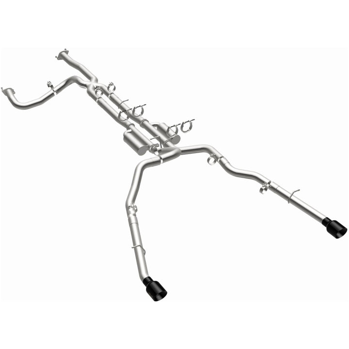 MagnaFlow 21-24 RAM 1500 TRX SPEQ Series Cat-Back Performance Exhaust System w/ Black Chrome Tips - Bull Strap