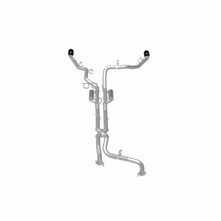 MagnaFlow 21-24 RAM 1500 TRX SPEQ Series Cat-Back Performance Exhaust System w/ Black Chrome Tips - Bull Strap