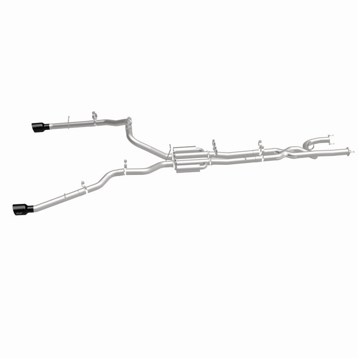 MagnaFlow 21-24 RAM 1500 TRX SPEQ Series Cat-Back Performance Exhaust System w/ Black Chrome Tips - Bull Strap