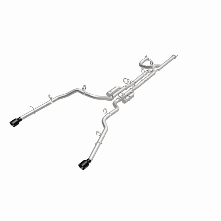 MagnaFlow 21-24 RAM 1500 TRX SPEQ Series Cat-Back Performance Exhaust System w/ Black Chrome Tips - Bull Strap