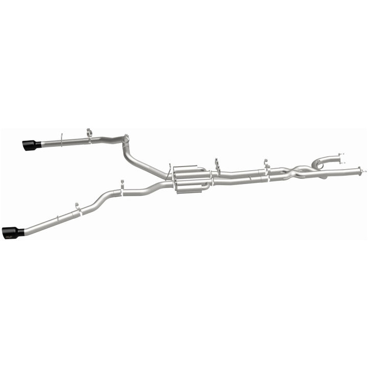 MagnaFlow 21-24 RAM 1500 TRX SPEQ Series Cat-Back Performance Exhaust System w/ Black Chrome Tips - Bull Strap