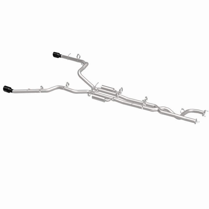 MagnaFlow 21-24 RAM 1500 TRX SPEQ Series Cat-Back Performance Exhaust System w/ Black Chrome Tips - Bull Strap
