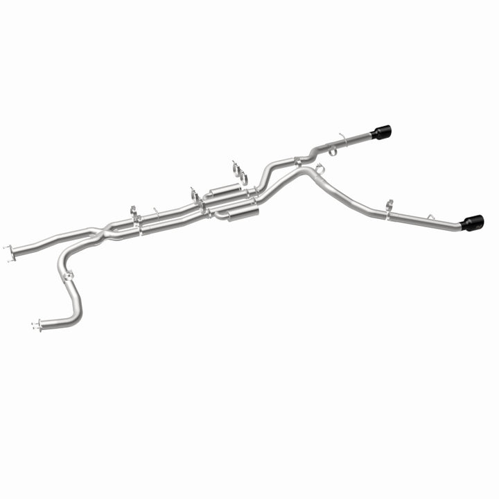 MagnaFlow 21-24 RAM 1500 TRX SPEQ Series Cat-Back Performance Exhaust System w/ Black Chrome Tips - Bull Strap