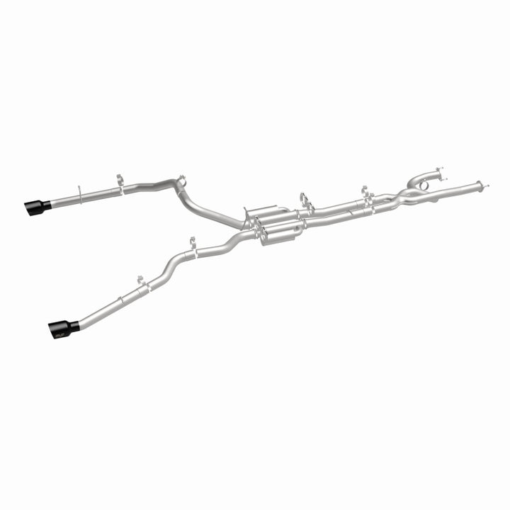 MagnaFlow 21-24 RAM 1500 TRX SPEQ Series Cat-Back Performance Exhaust System w/ Black Chrome Tips - Bull Strap