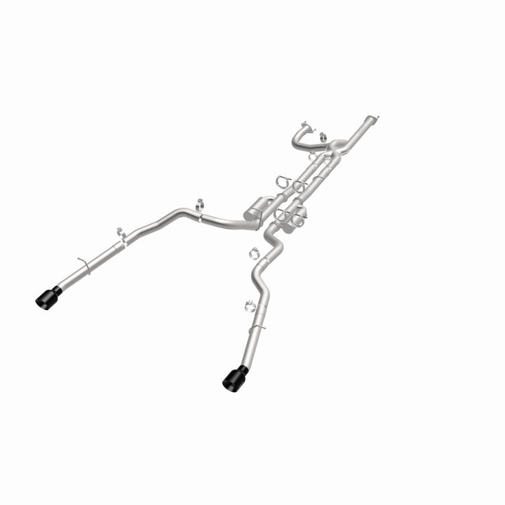 MagnaFlow 21-24 RAM 1500 TRX SPEQ Series Cat-Back Performance Exhaust System w/ Black Chrome Tips - Bull Strap