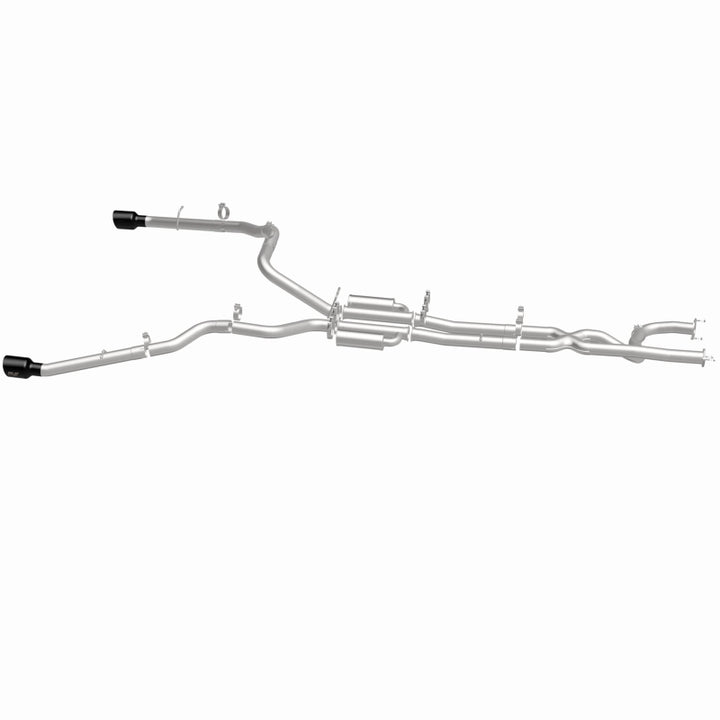 MagnaFlow 21-24 RAM 1500 TRX SPEQ Series Cat-Back Performance Exhaust System w/ Black Chrome Tips - Bull Strap
