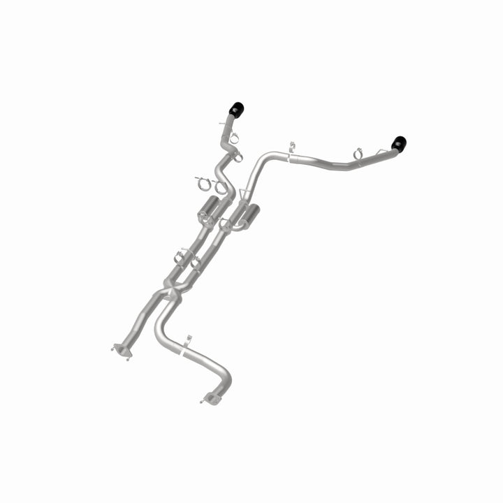 MagnaFlow 21-24 RAM 1500 TRX SPEQ Series Cat-Back Performance Exhaust System w/ Black Chrome Tips - Bull Strap