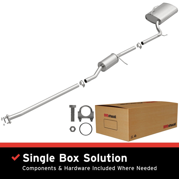 MagnaFlow BRE Exhaust Kit 03-05 Honda Accord 2.4L - Bull Strap
