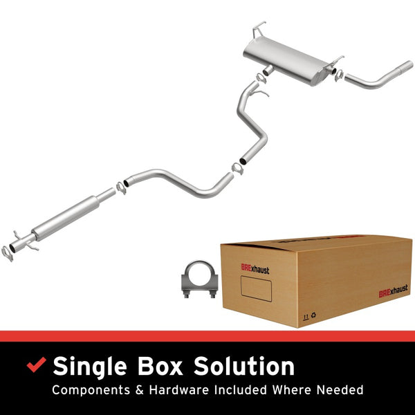 MagnaFlow BRE Exhaust Kit 08-12 Aura G6 Malibu 2.4L - Bull Strap