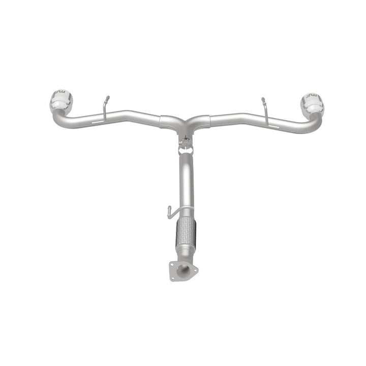 MagnaFlow Cat-Back 2015 Alfa Romeo 4C 1.7L SS 2.5in Dual Split Rear 4.in Tips - Bull Strap