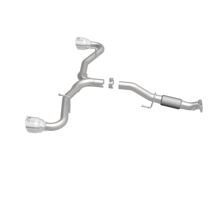 MagnaFlow Cat-Back 2015 Alfa Romeo 4C 1.7L SS 2.5in Dual Split Rear 4.in Tips - Bull Strap