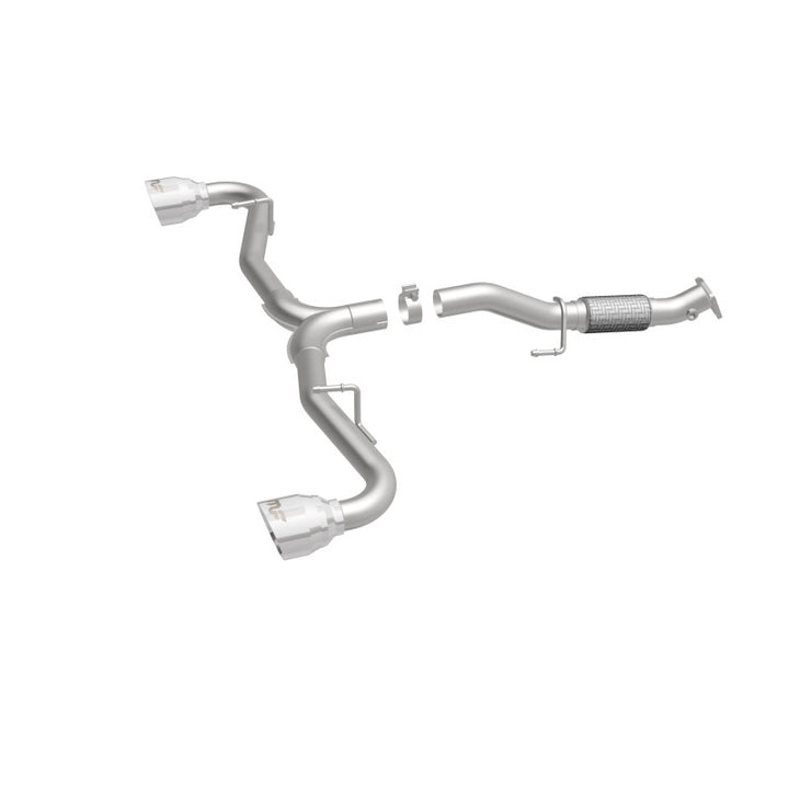 MagnaFlow Cat-Back 2015 Alfa Romeo 4C 1.7L SS 2.5in Dual Split Rear 4.in Tips - Bull Strap