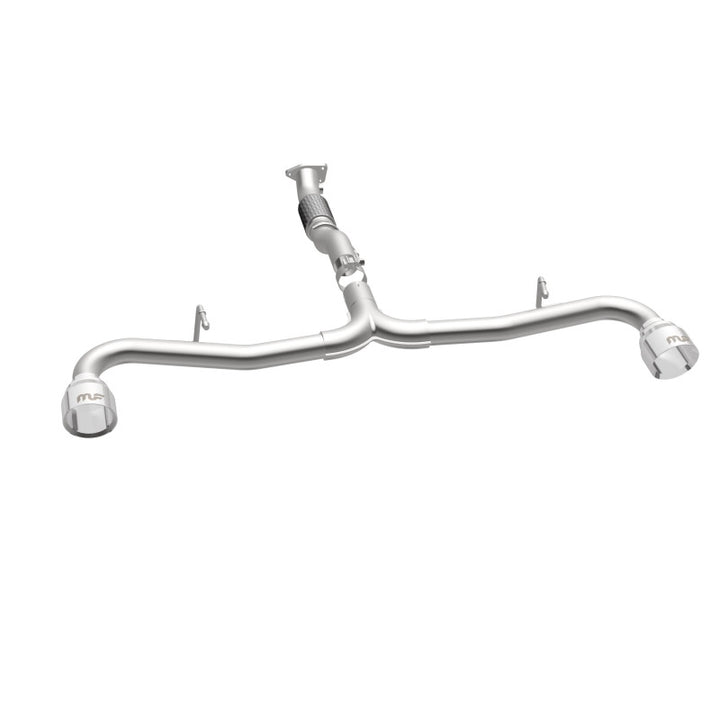 MagnaFlow Cat-Back 2015 Alfa Romeo 4C 1.7L SS 2.5in Dual Split Rear 4.in Tips - Bull Strap