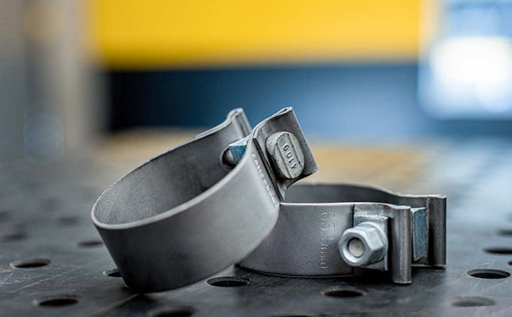 MagnaFlow Clamp 2.50inch TORCA SS 1.25inch 10pk - Bull Strap