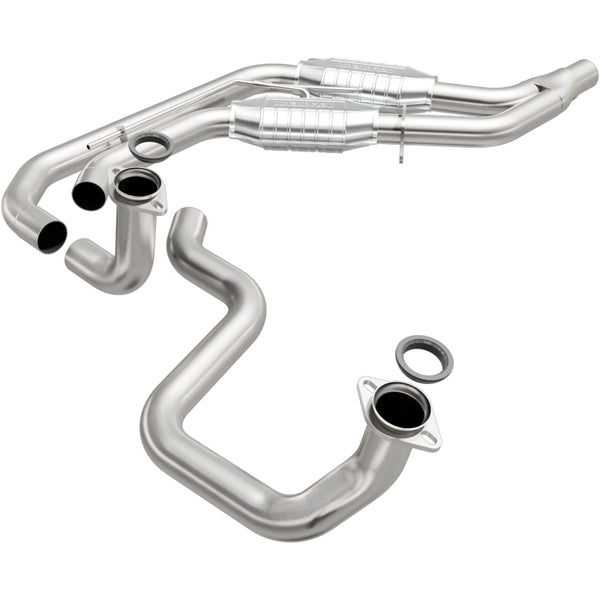 MagnaFlow Conv DF GM 89 92 (2.5in Tubing) - Bull Strap