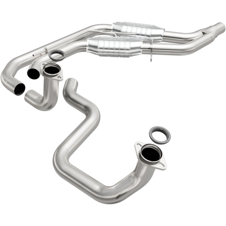 MagnaFlow Conv DF GM 89 92 (2.5in Tubing) - Bull Strap